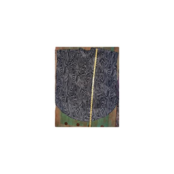 Torrid Sz 3 long line zebra print tunic top lightweight - Picture 12 of 13